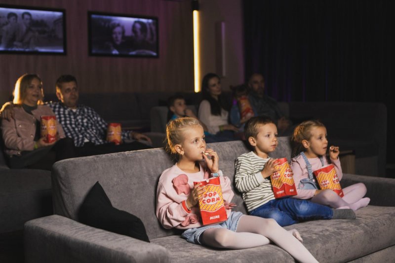 Deti na premietaní v MediaTro