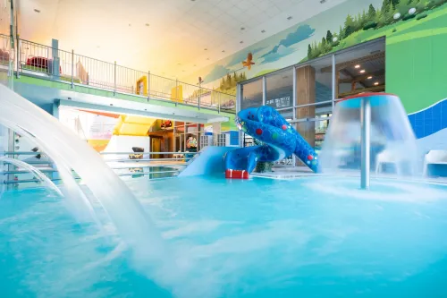 Vnútorný bazénový svet so šmykľavkami MiniMe Aqua fun 