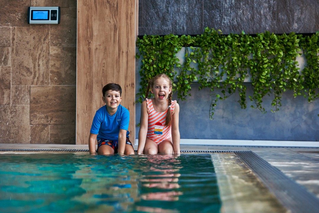 Unlimited swimming pools, wellness and relaxation included